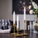Подсвечники на ножке IKEA FULLTALIG, латунные, 3 шт
