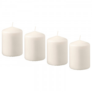 Свечи столбовые IKEA HEMSJO, набор 4 шт