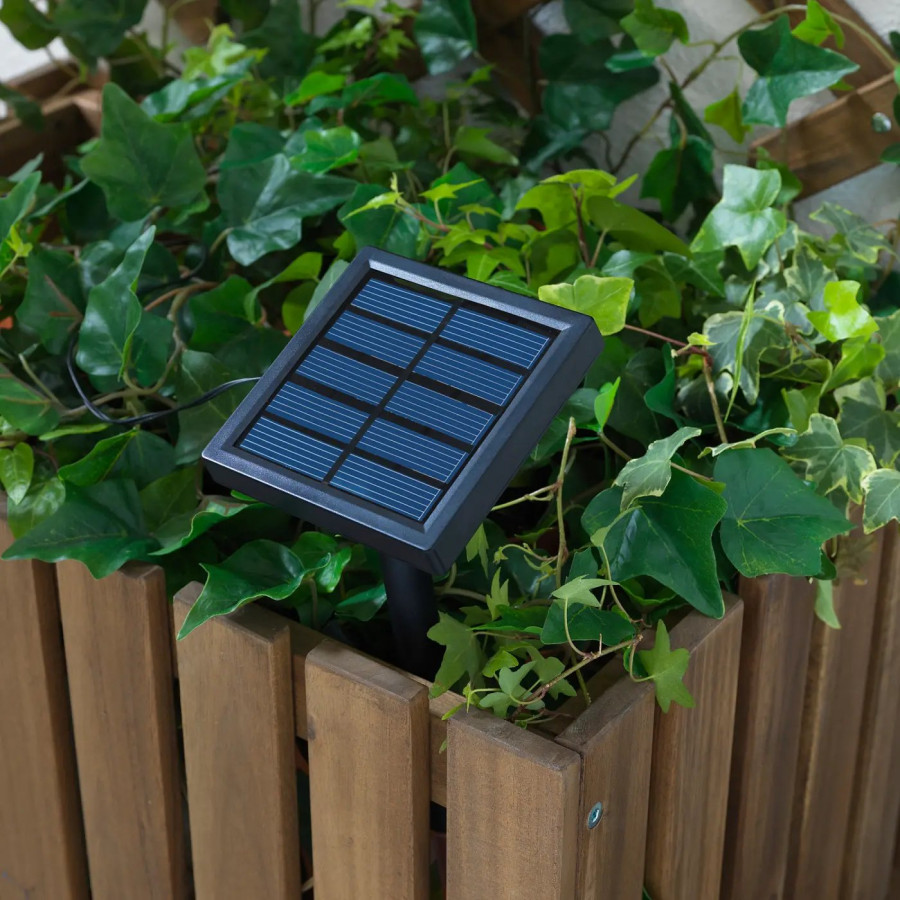 Гирлянда на солнечных батареях IKEA SOLARVET, 24 лампы, белый