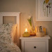 Настольная лампа IKEA TARNABY, желтая, 25 см