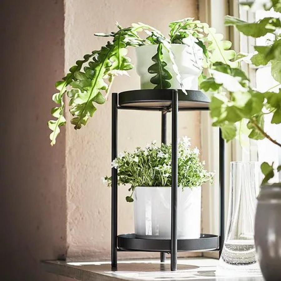 Подставка для растений IKEA OLIVBLAD, металлическая, 35 см