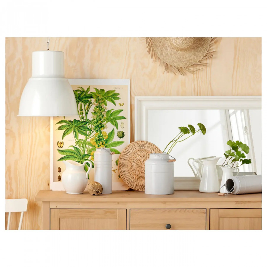 Ваза кувшин IKEA SOCKERÄRT, 16 см, белый