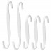 Крючки для рейлинга IKEA NEREBY, 5 шт, белые