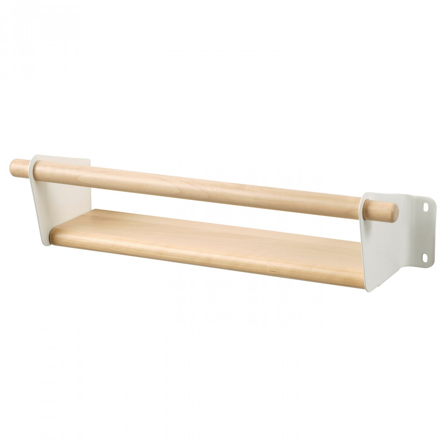Полка IKEA NEREBY, 40х10 см, берёза
