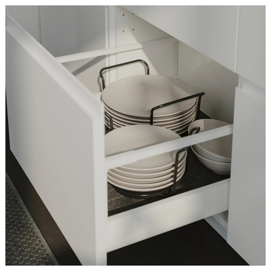 Держатель для тарелок IKEA UPPDATERA, 19-31 см, антрацит