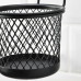 Контейнер подвесной IKEA HULTARP, 14х12 см, черный сетчатый