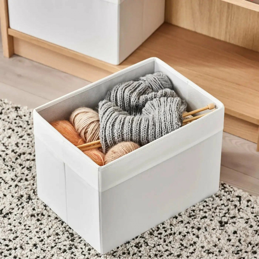 Коробка для хранения IKEA DRONA, 25x35x25 см, белая