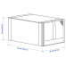 Коробки для обуви IKEA SKUBB, набор 4 шт, серые