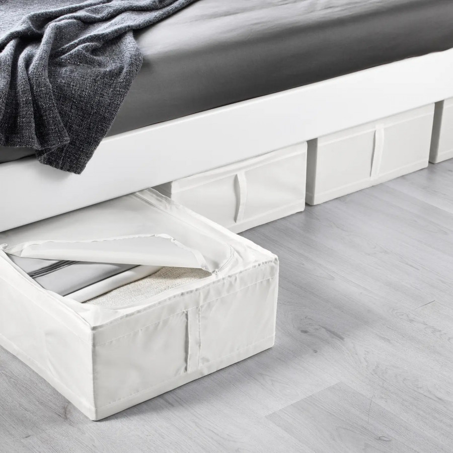 Кофр для хранения IKEA SKUBB, 43x53x19 см, белый