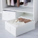 Кофр для хранения IKEA SKUBB, 43x53x19 см, белый