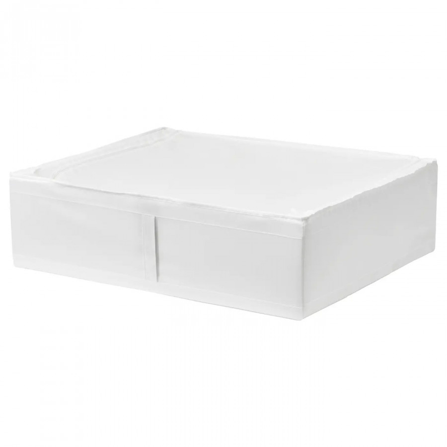 Кофр для хранения IKEA SKUBB, 65x53x19 см, белый