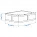Кофр для хранения IKEA SKUBB, 65x53x19 см, белый