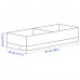 Органайзер для хранения IKEA STUK, 20x51x10 см, белый