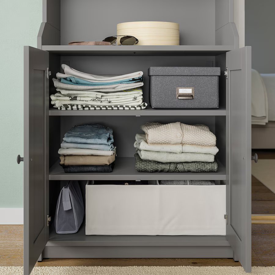 Органайзер для хранения IKEA STUK, 20x51x18 см, белый