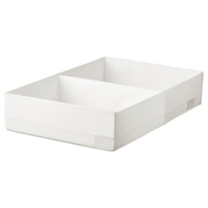 Органайзер для хранения IKEA STUK, 34x51x10 см, белый