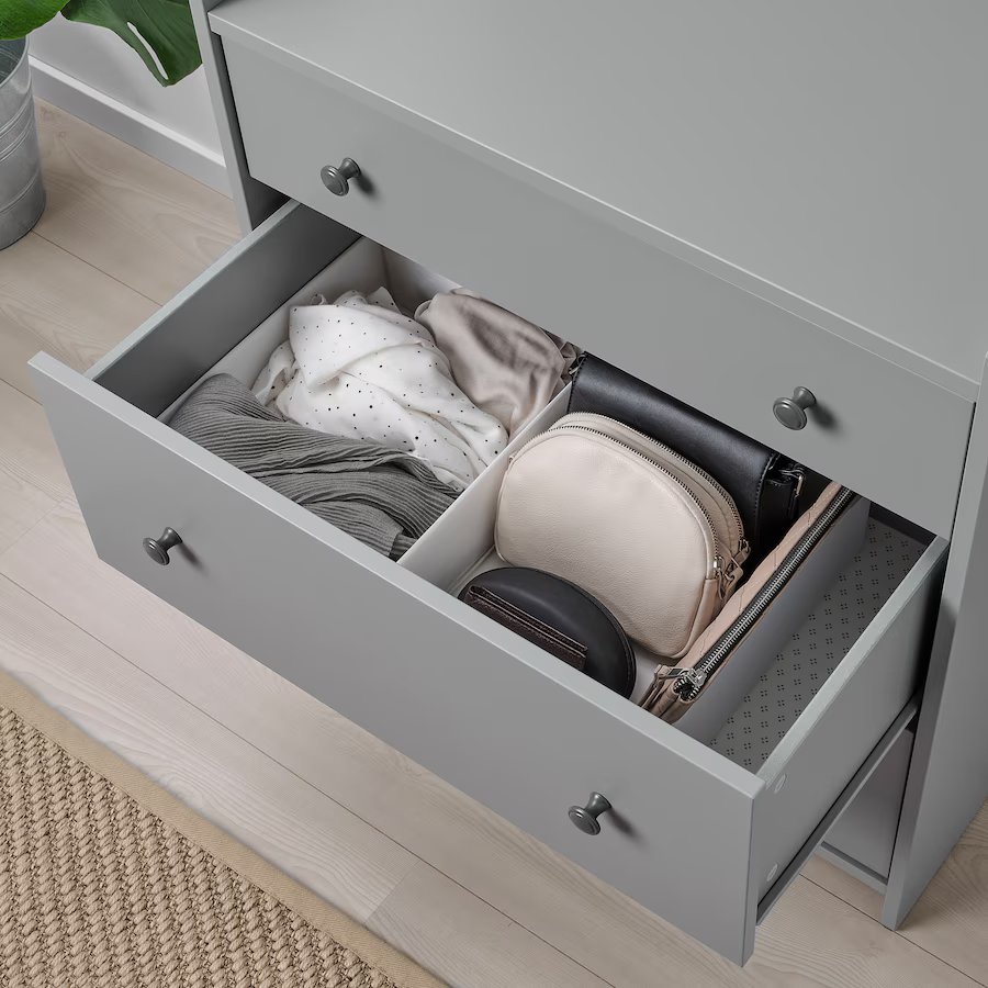 Органайзер для хранения IKEA STUK, 34x51x10 см, белый