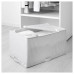 Кофр для хранения IKEA STUK, 34x51x28 см, белый в клетку