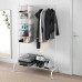 Органайзер подвесной IKEA STUK, 30x30x90 см, белый в клетку