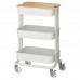 Тележка для хранения IKEA RASKOG, 38x28x61, белая
