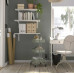 Тележка для хранения IKEA RASKOG, 45x35x77, серо-зеленая
