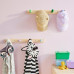 Вешалка настенная детская IKEA FLISAT, 4 крючка, деревянная