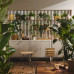 Деревянный табурет IKEA TÄRNÖ, складной, черный/коричневый, 30х42 см
