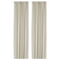 Шторы IKEA GINSTMOTT, 145х250 см, бежевые