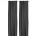 Шторы IKEA GINSTMOTT, 145х250 см, темно-серые